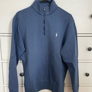 Polo Ralph Lauren Men's Blue Quarter-Zip Pullover